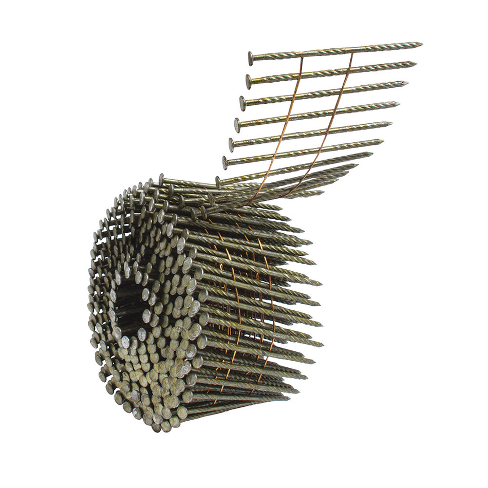 CLAVOS EN ROLLO DE 300 PARA CLAVADORA NEUMATICA CALIBRE 12, 2-1/2" SKU CR2500