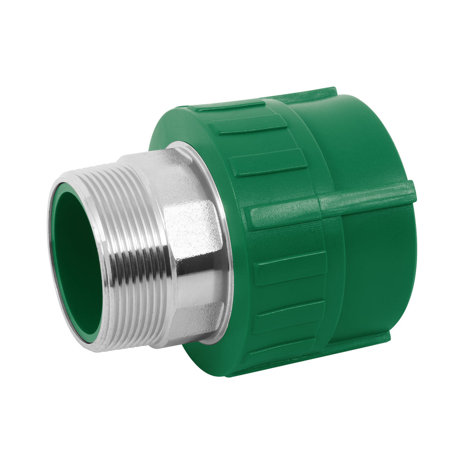 Adaptador PPR 2' macho con inserto metálico, Foset SKU CV-616