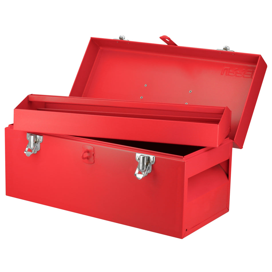 Caja portaherramientas metálica color rojo 16" x 7" x 7" SKU D3