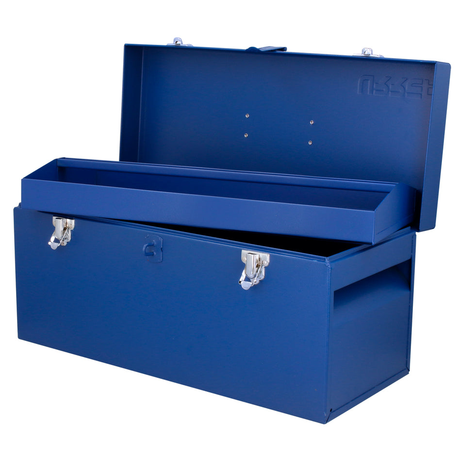CAJA PORTAHERRAMIENTAS METALICA COLOR AZUL 20 X 8 X 9 SKU D6A