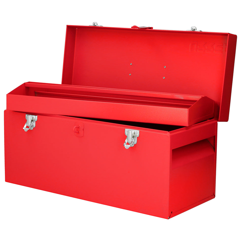 CAJA PORTAHERRAMIENTAS METALICA COLOR ROJO 20 X 8 X 9 SKU D6