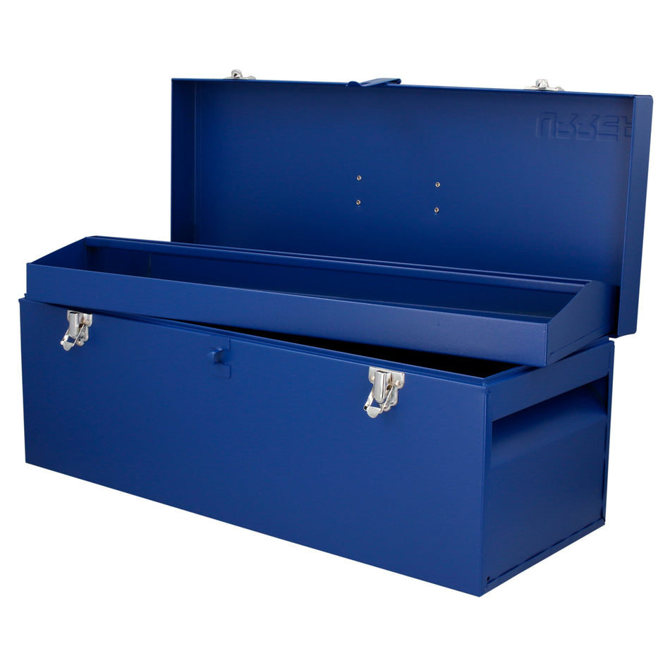 CAJA PORTAHERRAMIENTAS METALICA COLOR AZUL 24 X 9 X 9 SKU D7A