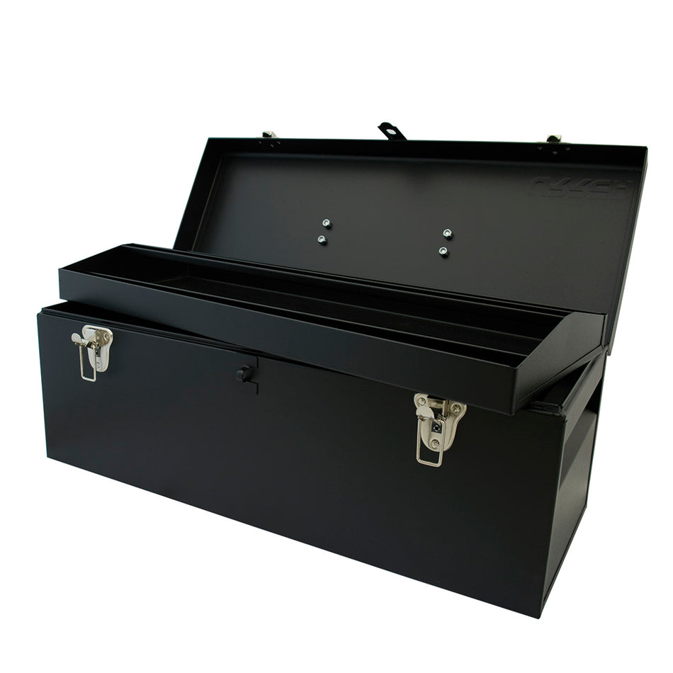 CAJA PORTAHERRAMIENTAS METALICA COLOR NEGRO 24 X 9 X 9 SKU D7C20