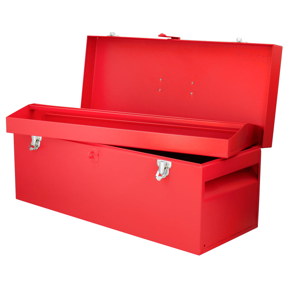 CAJA PORTAHERRAMIENTAS METALICA COLOR ROJO 24 X 9 X 9 SKU D7