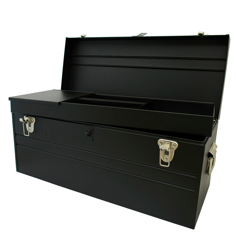 CAJA PORTAHERRAMIENTAS METALICA COLOR NEGRO 23 X 10 X 11 SKU D8C20
