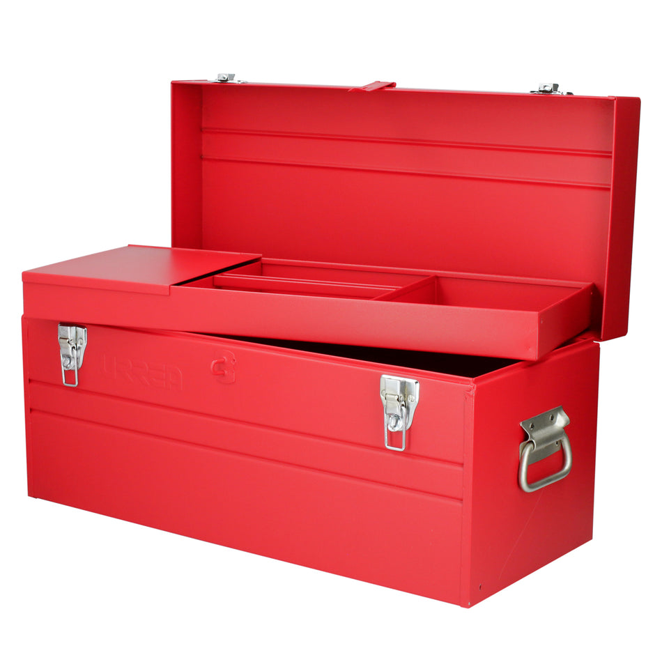 Caja portaherramientas metálica color rojo 23" x 10" x 11" SKU D8