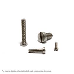 TORNILLO CAB QUESO RANURADO MET INOX A2 6 X 35 MM SKU XTQ06035