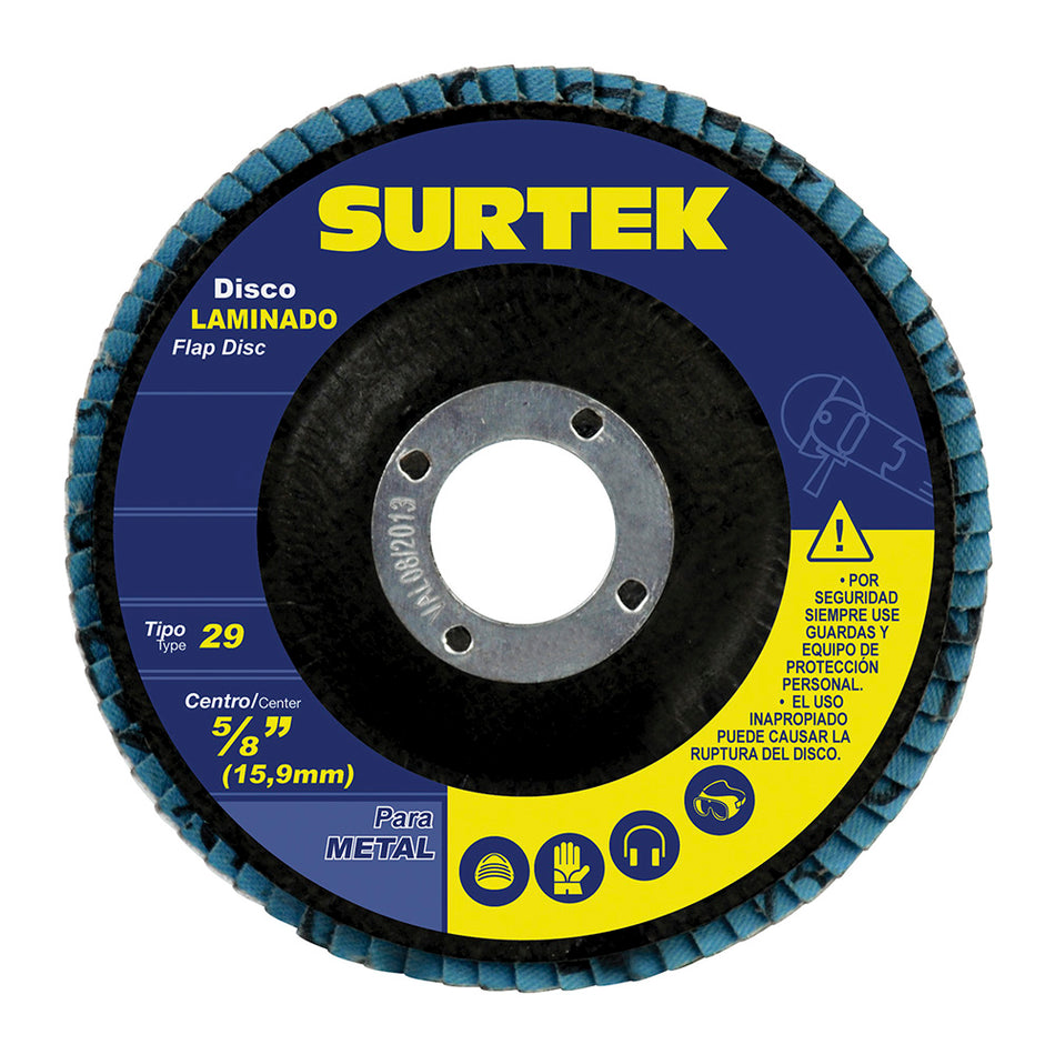 DISCO LAMINADO TIPO 29 GRANO 40, 7" SKU DLZ7040