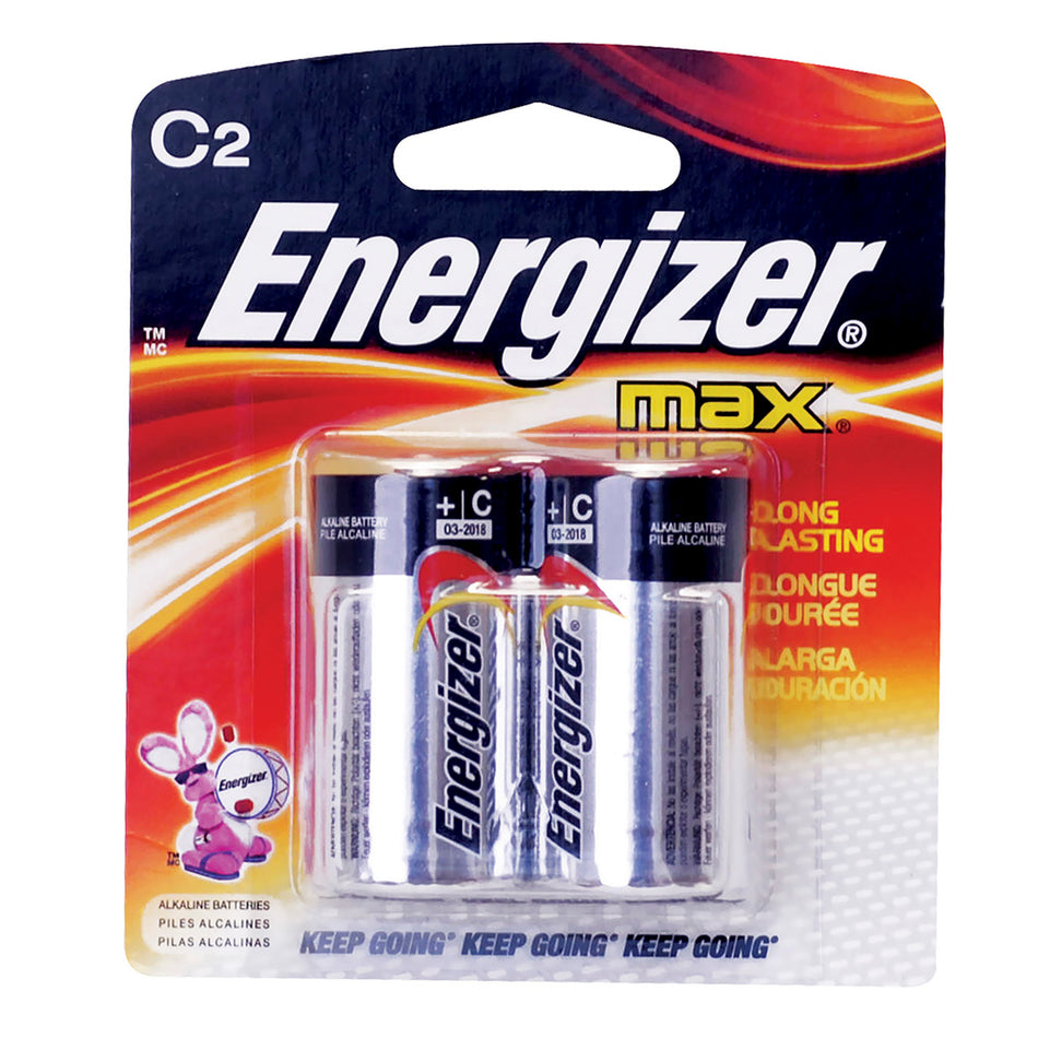 PILA ALCALINA ENERGIZER® "C", 2 PIEZAS SKU E93BP-20