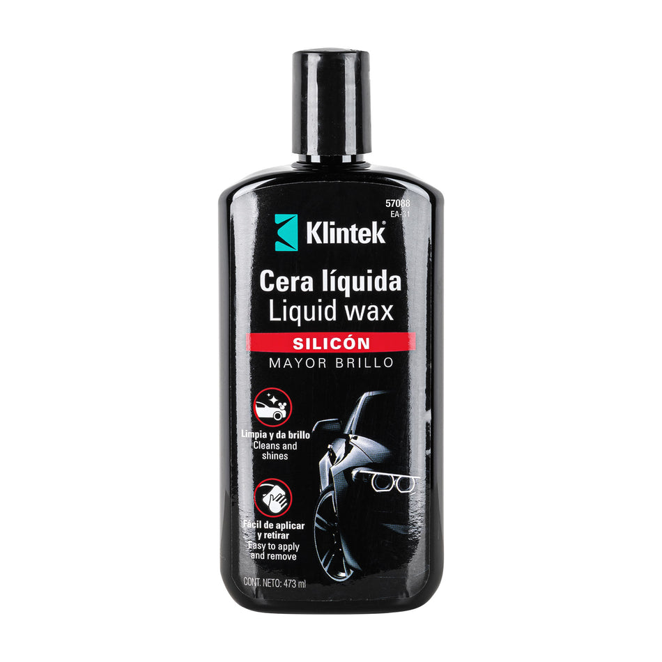 Cera líquida de silicón para auto, 473 ml, Klintek  EA-31 SKU EA-31