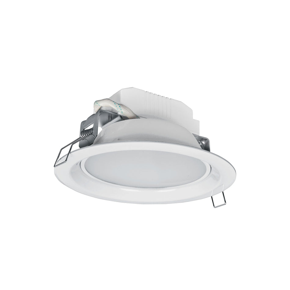 Luminario LED empotrado redondo de 6 W, luz de día, Volteck SKU EMP-101L0