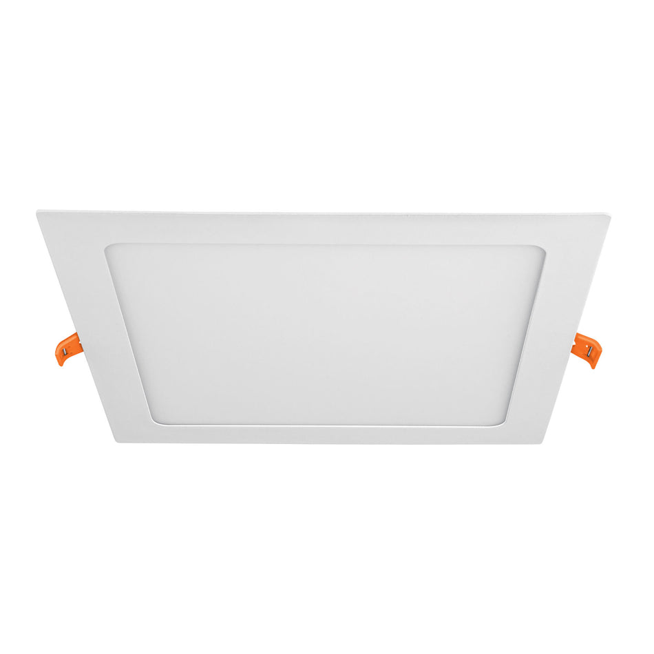 Luminario ultra delgado LED 18W empotrar cuadrado luz cálida SKU EMP-402LC0