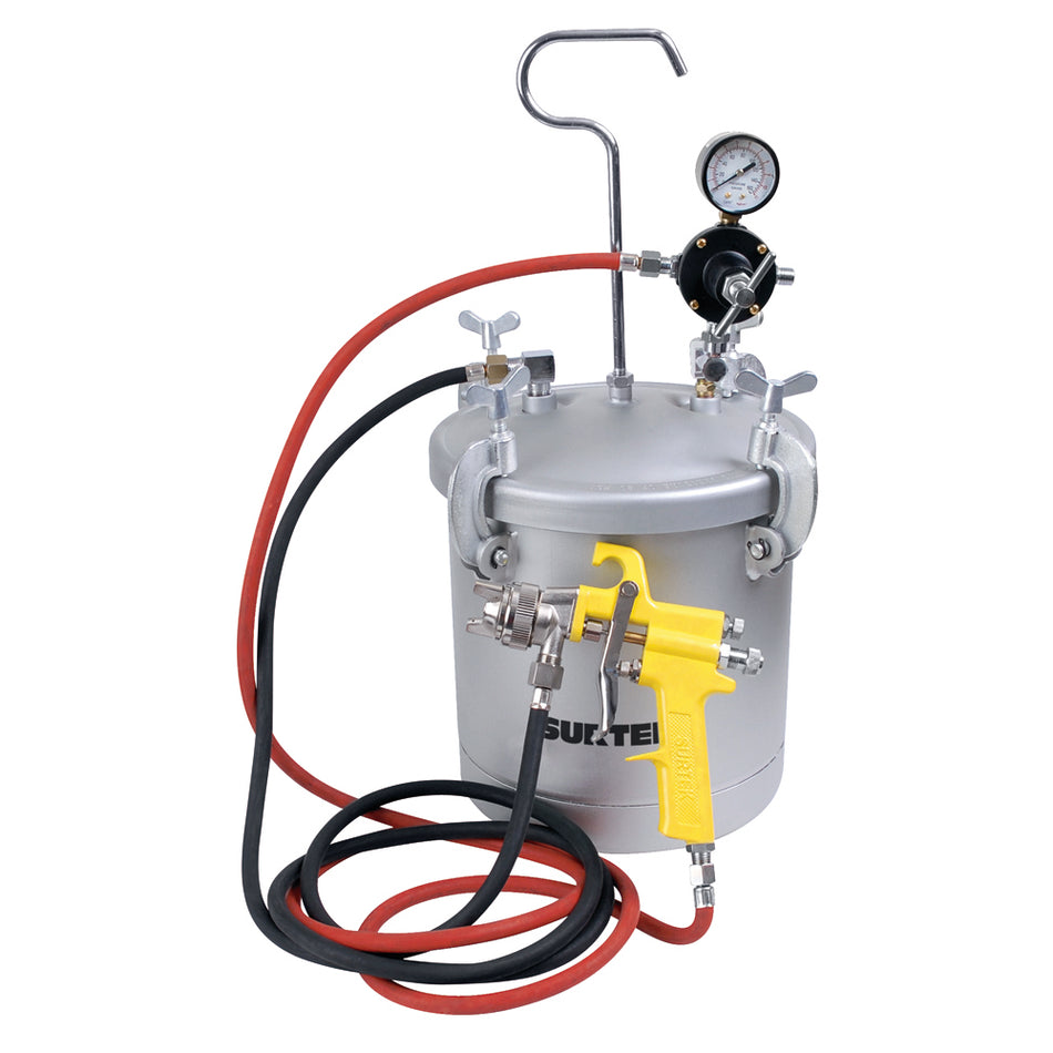 EQUIPO INDUSTRIAL PARA PINTAR, CAPACIDAD 10 LT, 72 PSI SKU EPP100