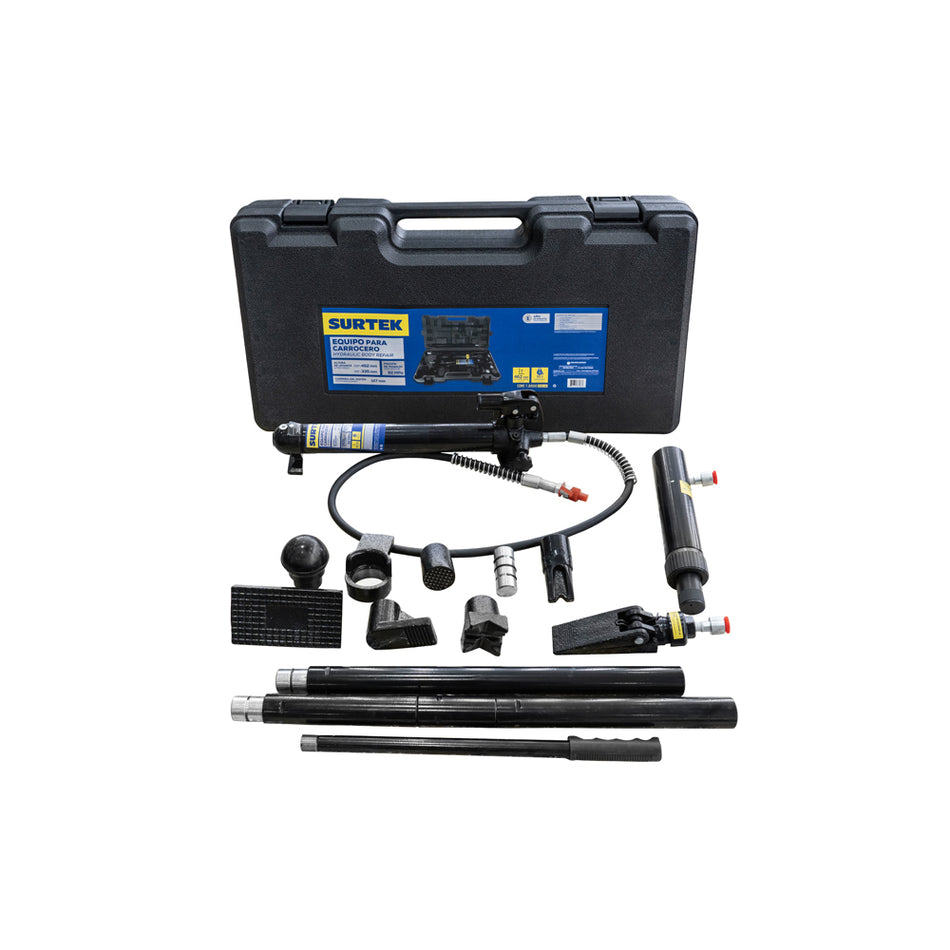 EQUIPO HIDRAULICO PARA CARROCERO 10 TONELADAS, 14 PIEZAS SKU EQC100