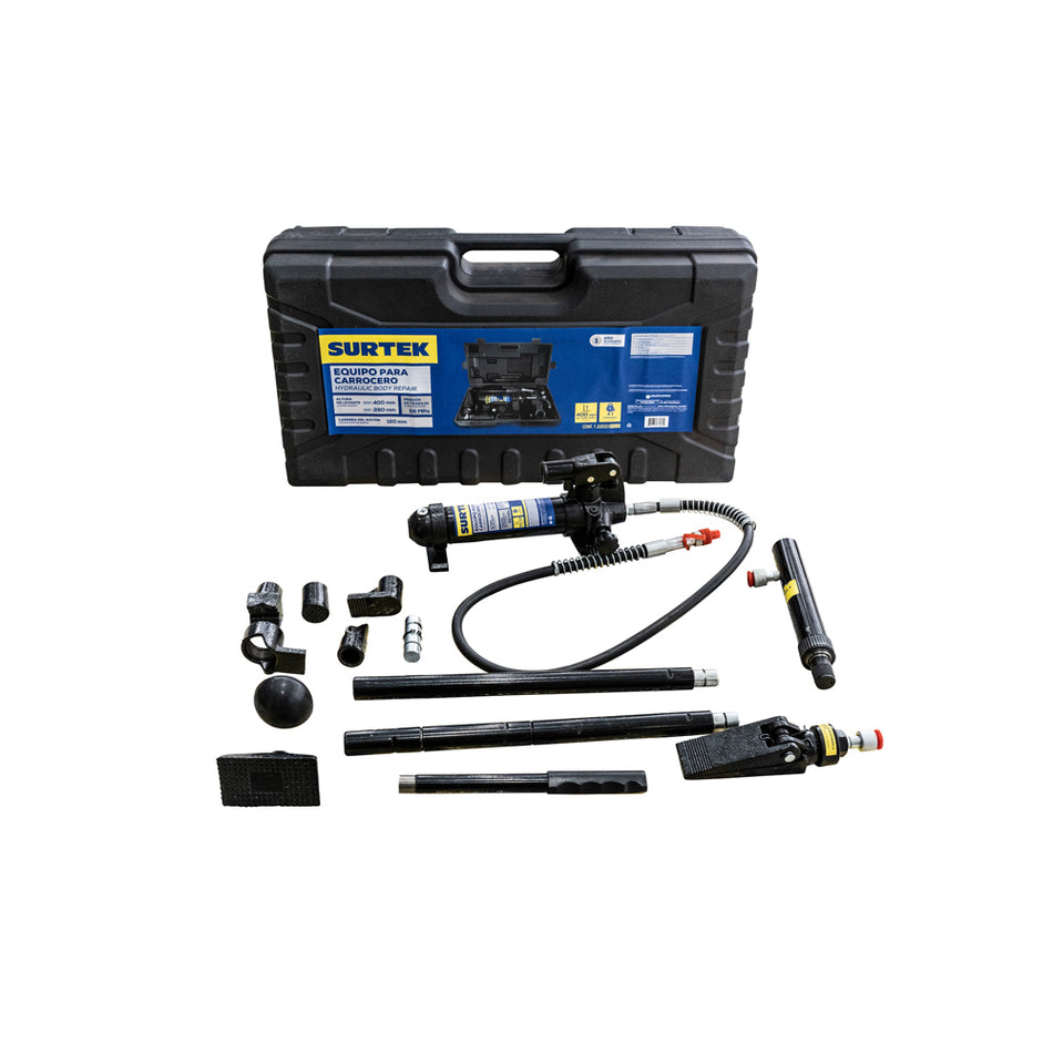 EQUIPO HIDRAULICO PARA CARROCERO 4 TONELADAS, 14 PIEZAS SKU EQC40