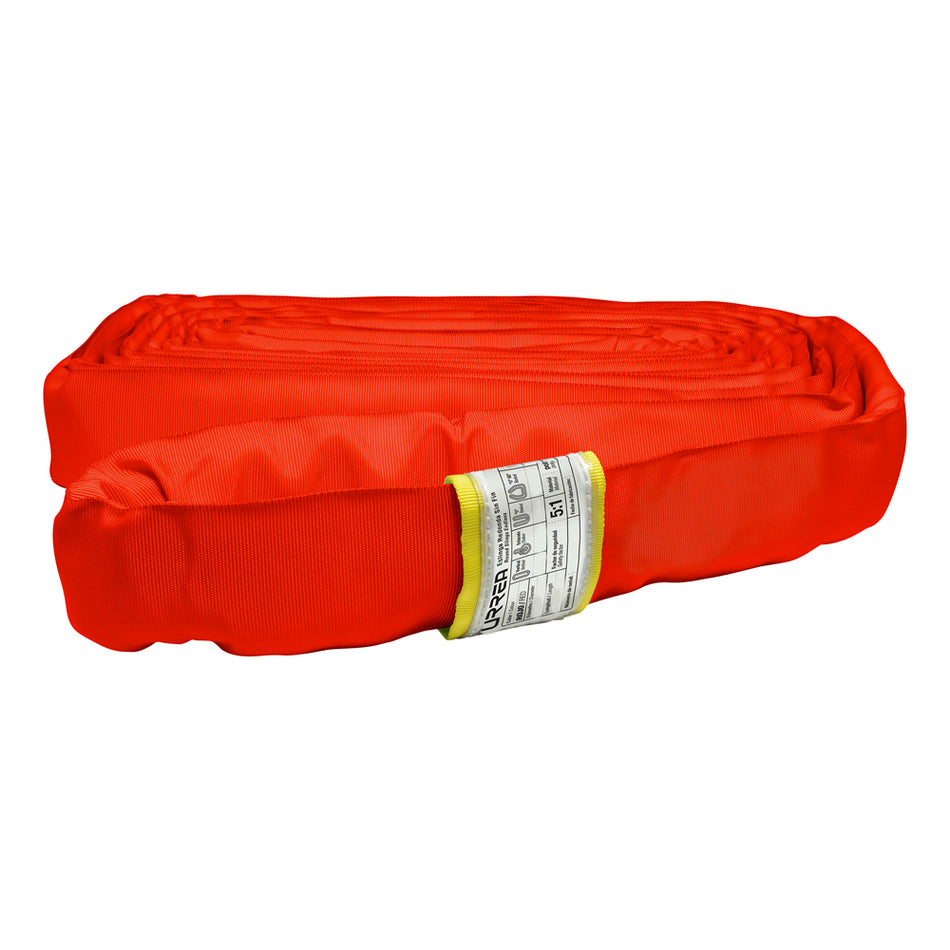 ESLINGA DE POLIESTER REDONDA SIN FIN ROJA 4 M 6 TON SKU ER64
