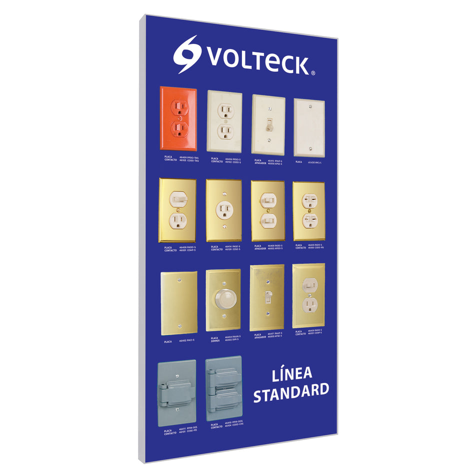 Exhibidor línea standard, Volteck SKU EX-LS-VK0