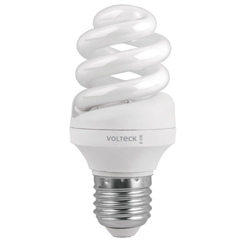 Lámpara espiral T3 11 W luz de día en blíster, Volteck SKU F-11E0