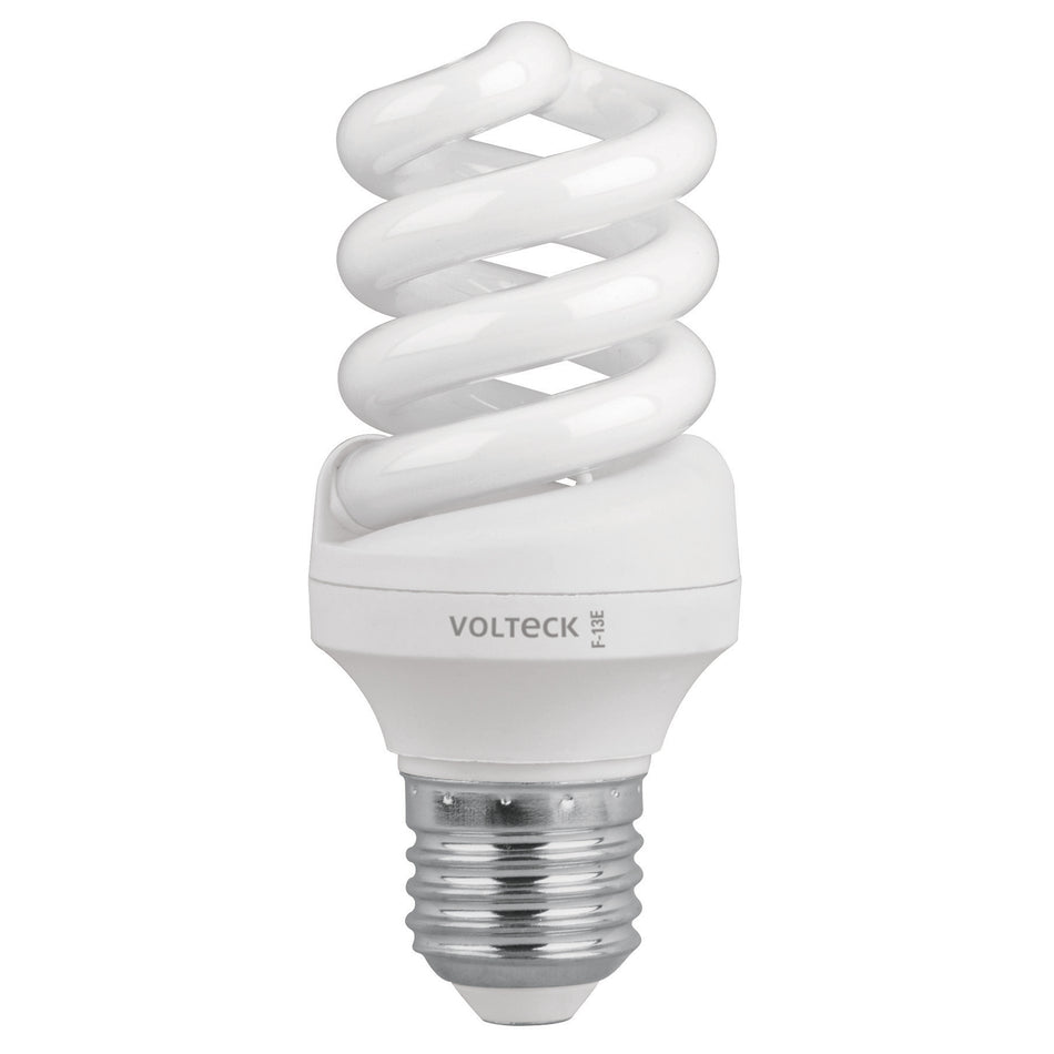 Lámpara espiral T3 13 W luz de día en blíster, Volteck SKU F-13E0