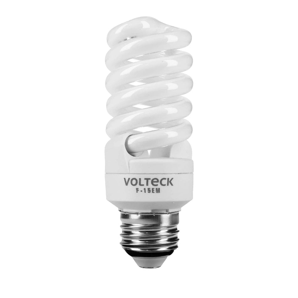 Lámpara espiral mini T2 15 W luz de día en blíster, Volteck SKU F-15EM0