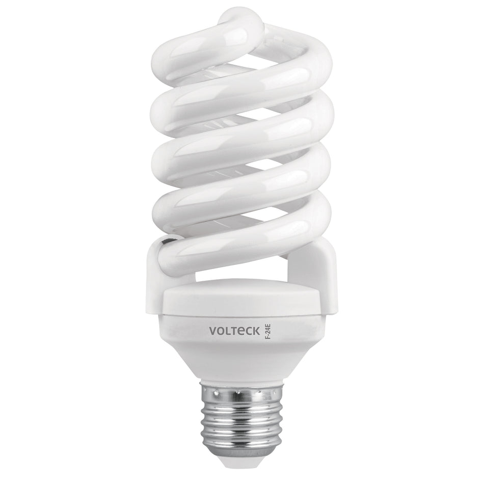 Lámpara espiral T4 24 W luz de día en blíster, Volteck SKU F-24E0