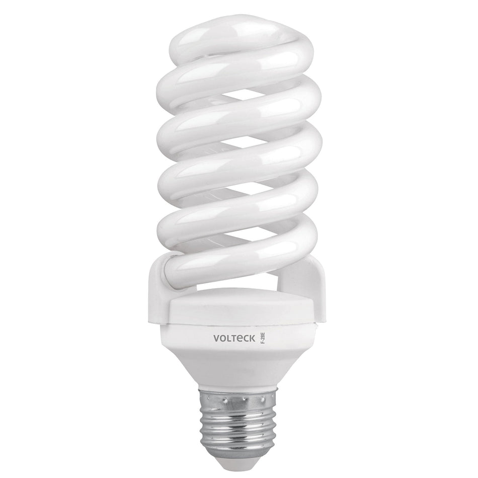 Lámpara espiral T4 28 W luz de día en blíster, Volteck SKU F-28E0