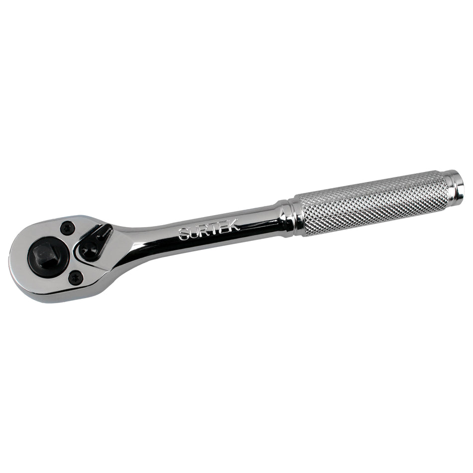 MATRACA DOBLE Y TRIPLE CUADRO, CABEZA TIPO PERA, PARA DADOS CUADRO DE 1/4" Y 3/8" SKU F51500