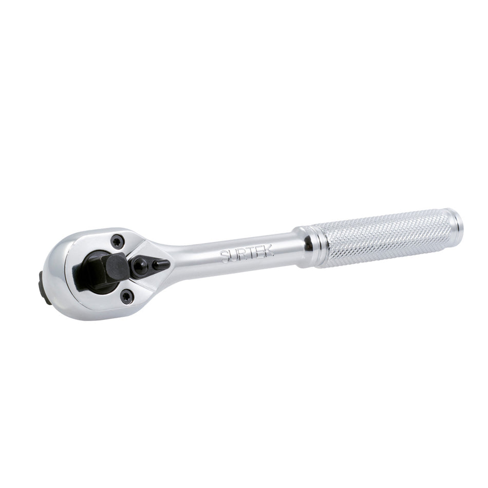 MATRACA DOBLE Y TRIPLE CUADRO, CABEZA TIPO PERA, PARA DADOS CUADRO DE  3/8" Y 1/2" SKU F58500