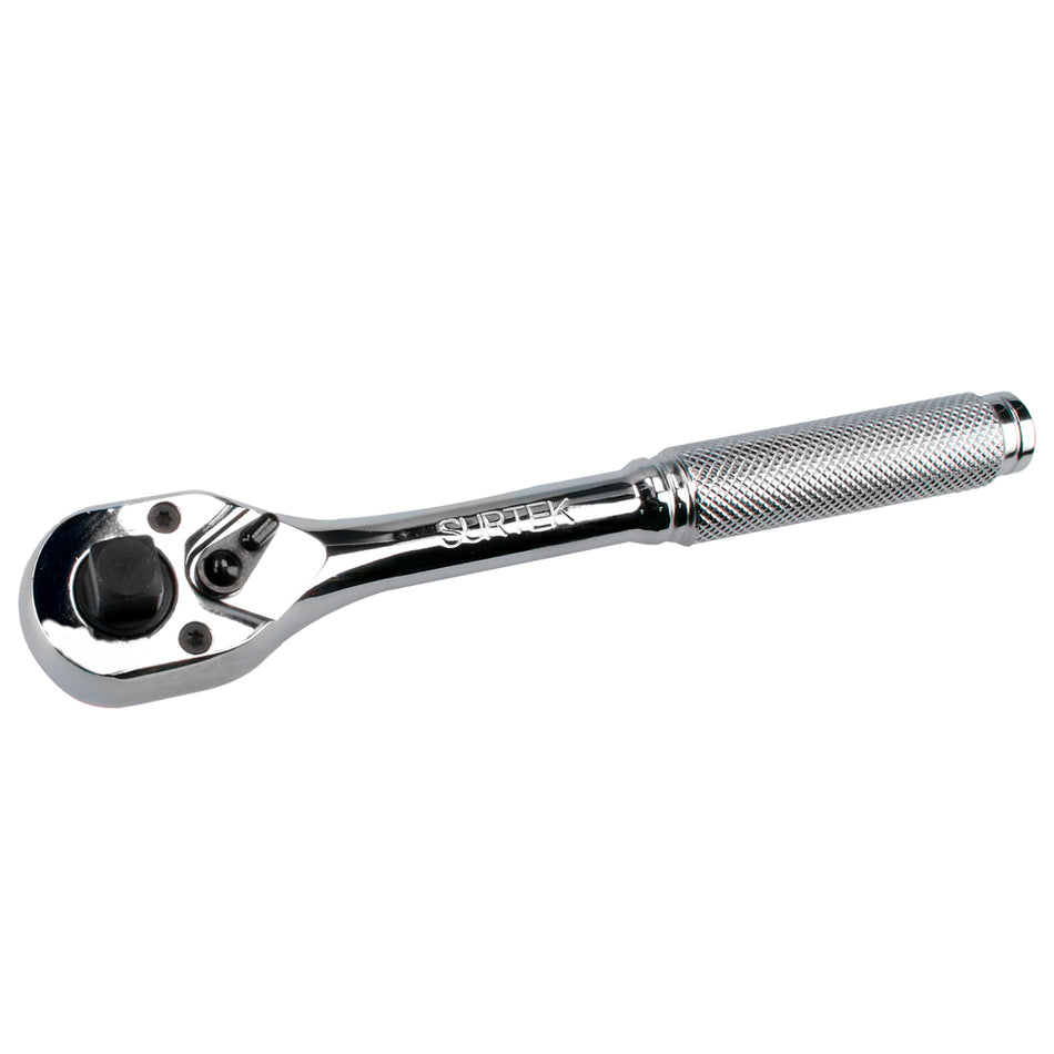 MATRACA TRIPLE CUADRO, CABEZA TIPO PERA, PARA DADOS CUADRO DE 1/4", 3/8", Y 1/2" SKU F58510