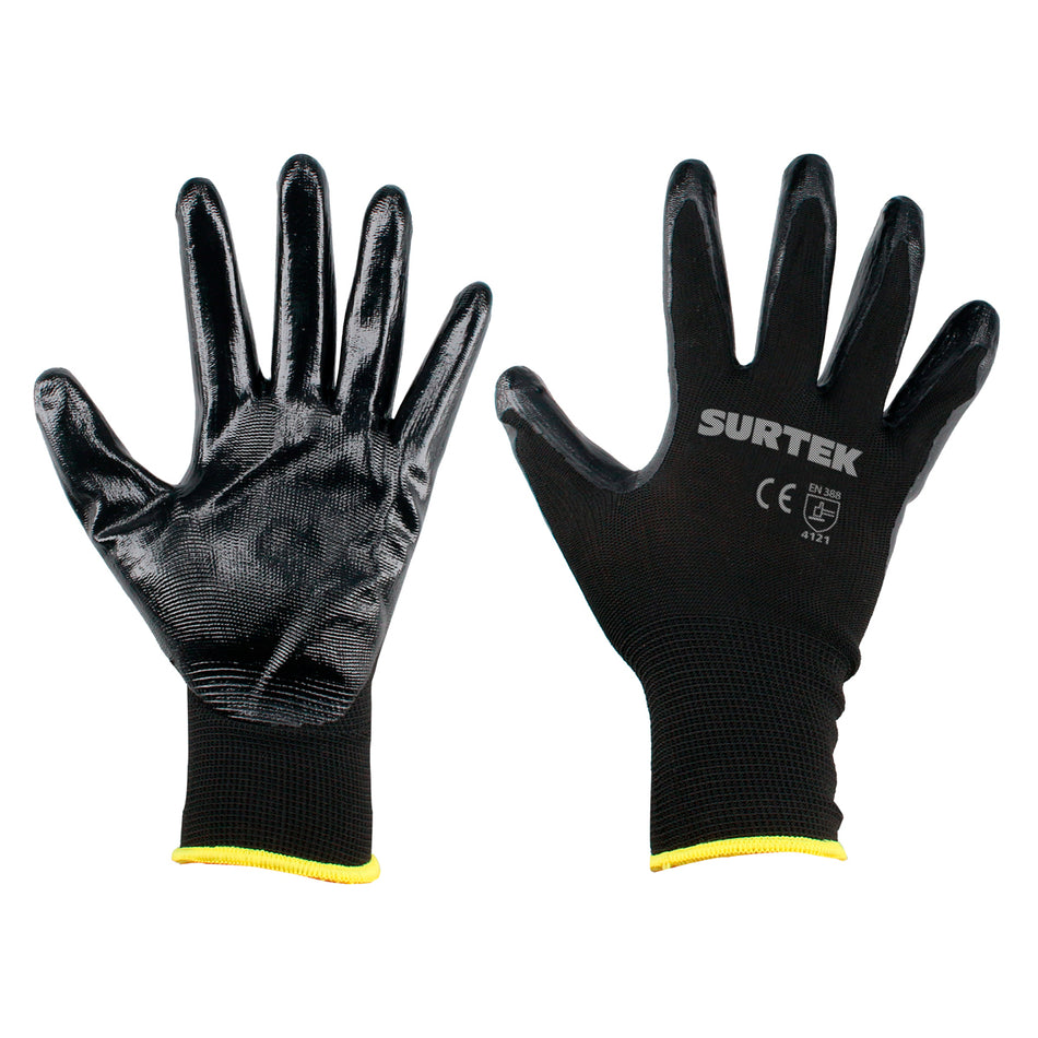 GUANTES DE NAILON CON RECUBRIMIENTO DE NITRILO G SKU GNNG0