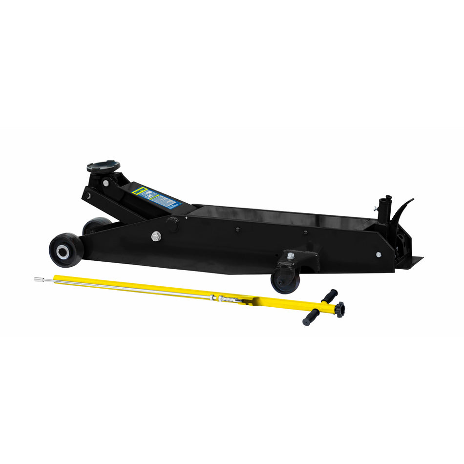 GATO HIDRAULICO DE PATAN CON MANGO DE GRIP PLASTICO ANTIDERRAPANTE, 10 TON SKU GPP100