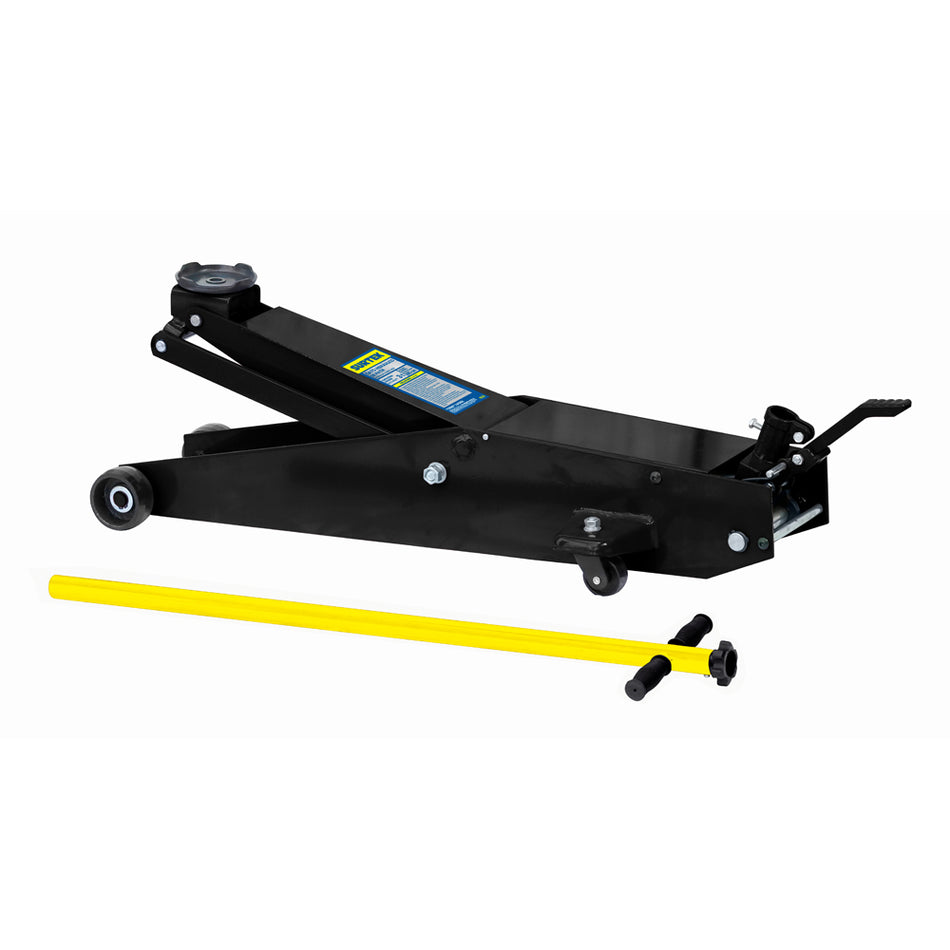 GATO HIDRAULICO DE PATAN CON MANGO DE GRIP PLASTICO ANTIDERRAPANTE, 3 TON SKU GPP30