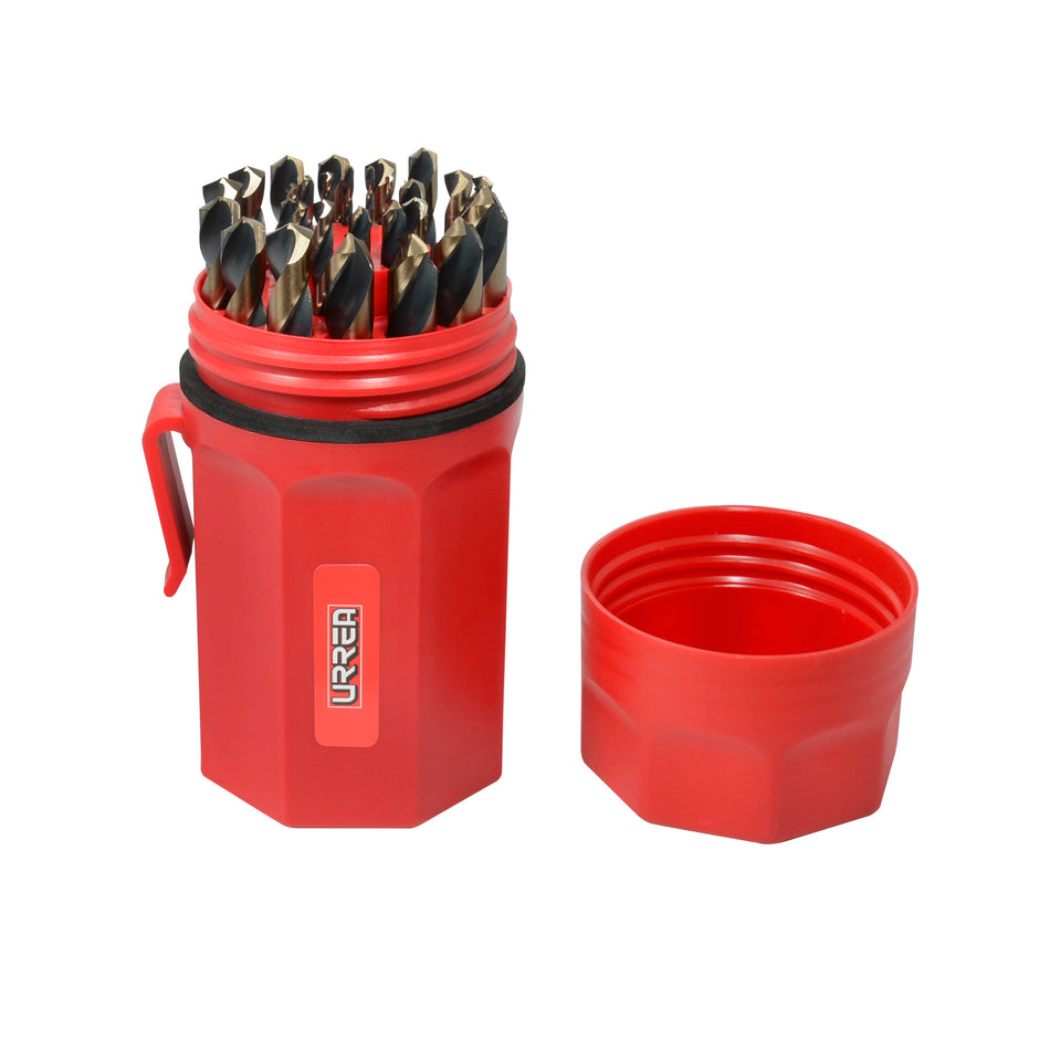 JUEGO DE BROCAS PREMIUM DE ACERO DE ALTA VELOCIDAD ZANCO 3 PLANOS 29 PIEZAS SKU H5129