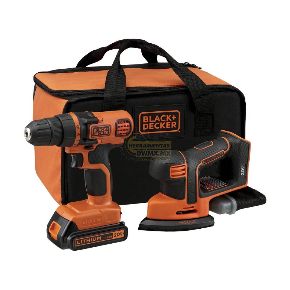 TALADRO-ATORNILLADOR-LIJADORA-20V-1 SKU HBDLD120SB