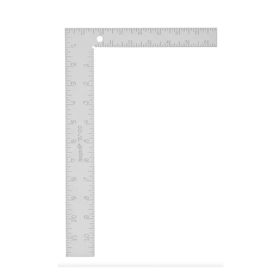 ESCUADRA DE ACERO 8X12 PLG SKU HEM100