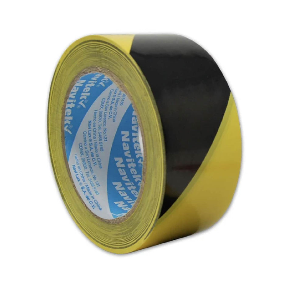 PVC MARCAJE DE AREA AMARILLO-NEGRO 24 MM X 33 M SKU HNK75524338