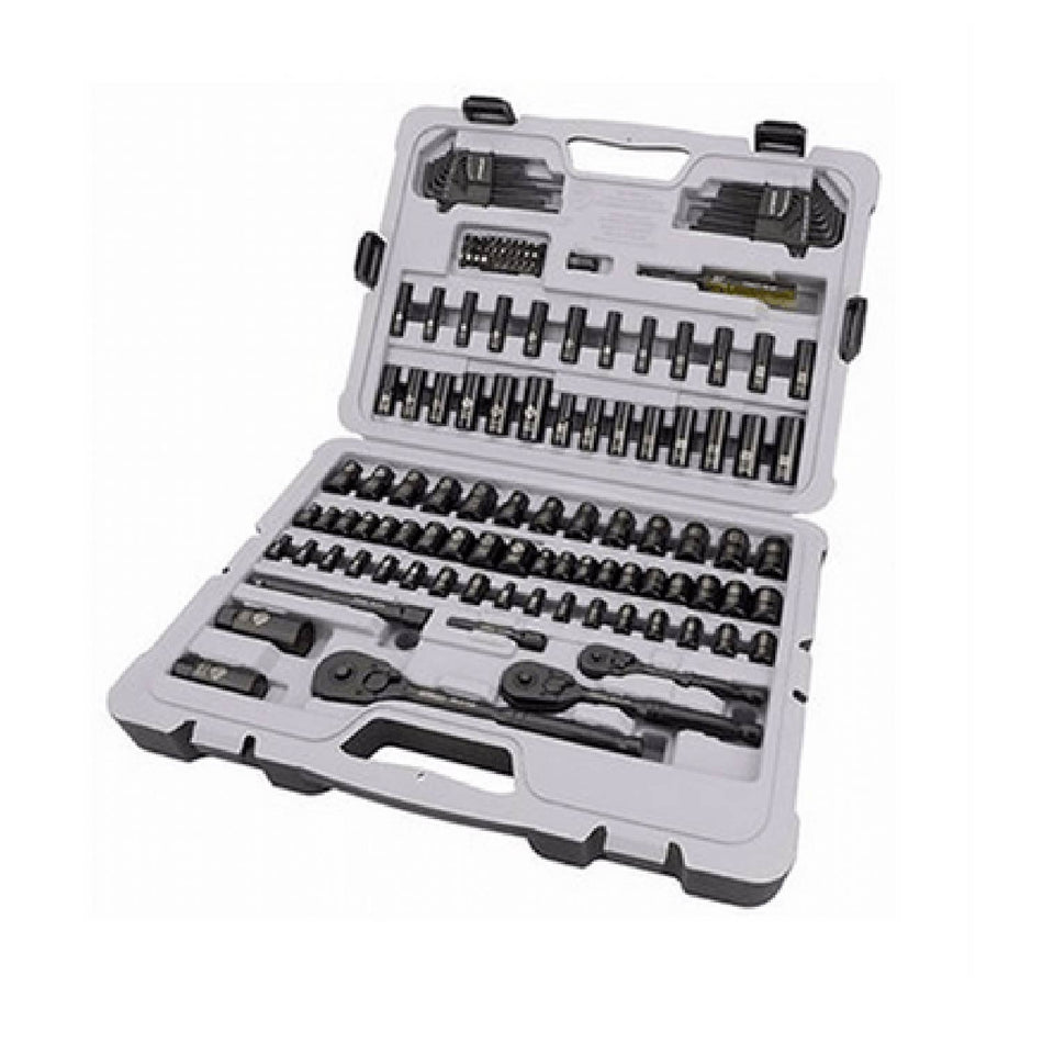 SET DADOS CROMO NEGRO 143 PZAS SKU HST74084