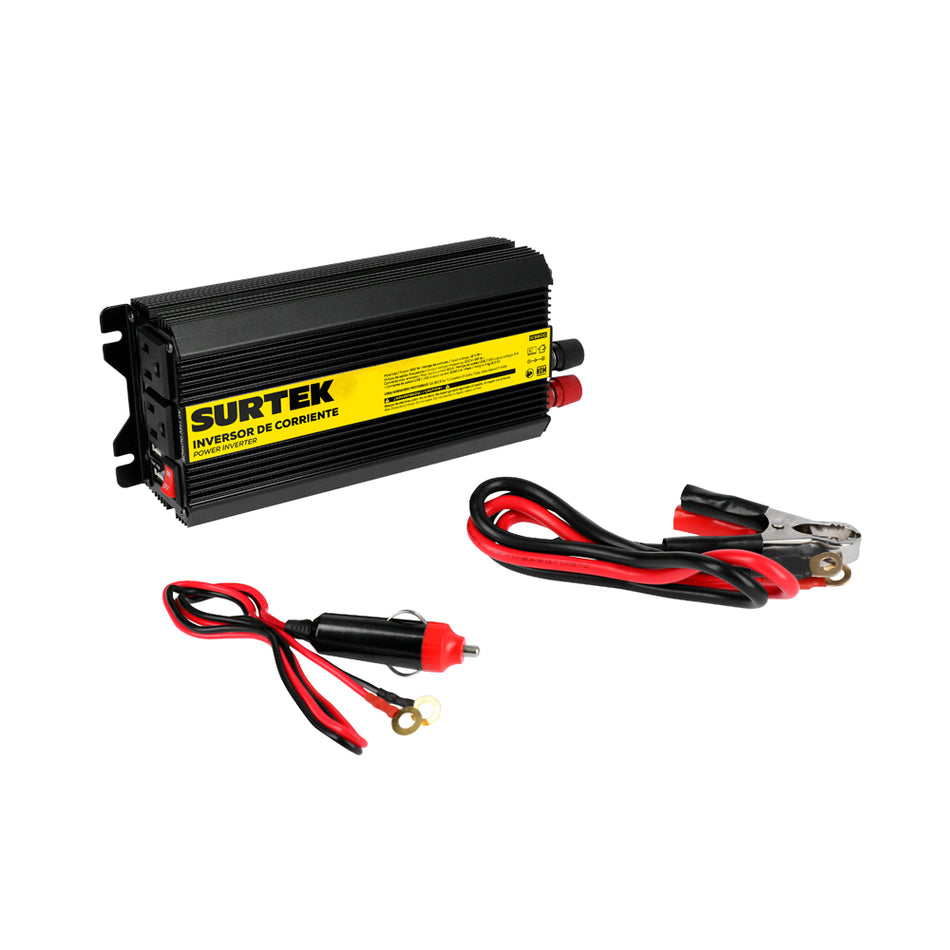 INVERSOR DE CORRIENTE 12 V DC - 120 V AC, 600 W SKU IC66000