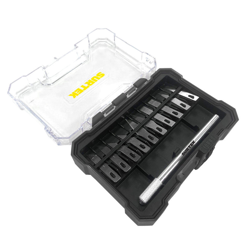 JUEGO DE EXACTOS CON MANGO DE ALUMINIO, 11 PIEZAS SKU JEX110