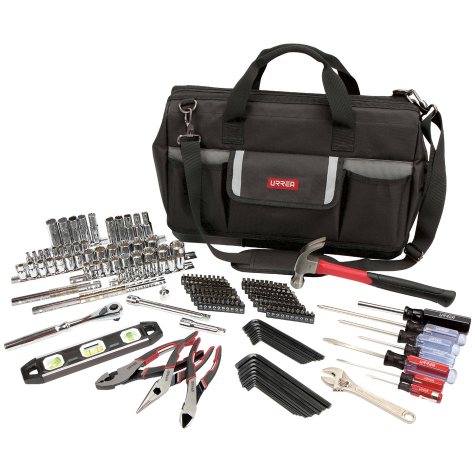 JUEGO COMBINADO DE HERRAMIENTAS EN ESTUCHE PORTAHERRAMIENTAS 230 PIEZAS SKU JH01