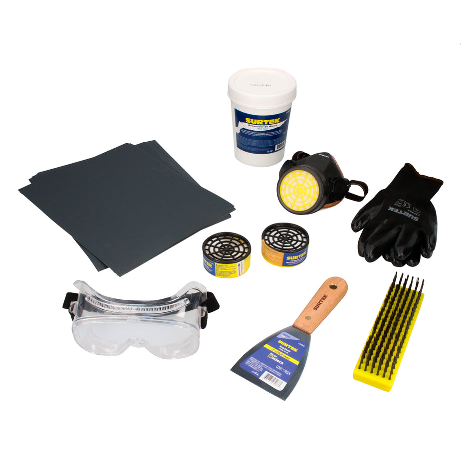 JUEGO COMBINADO DE HERRAMIENTA PARA RESANAR, 13 PIEZAS SKU JHR130