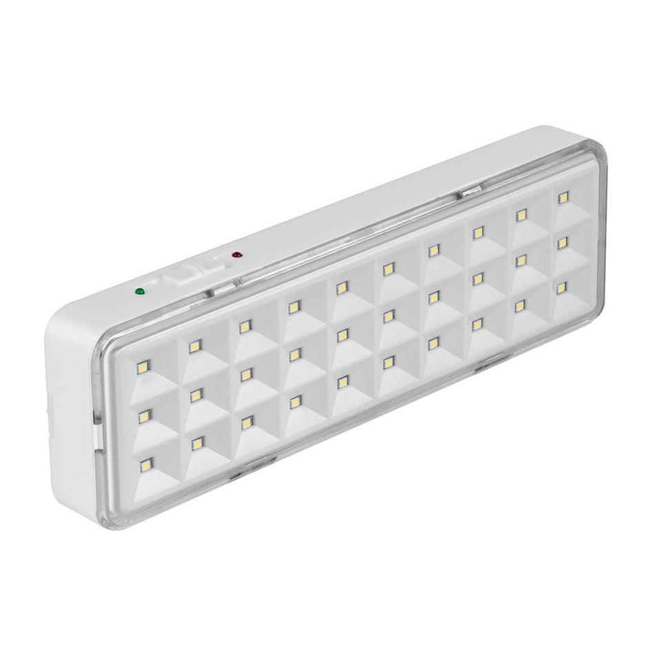 Lámpara de emergencia de 30 Leds, 220 lm recargable, Volteck SKU LAE-300