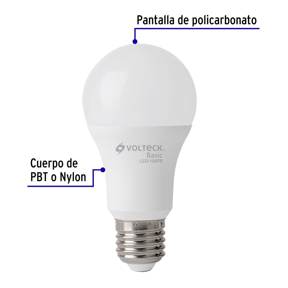 Pack de 4 lámparas LED A19 14 W (equiv. 75 W), luz de día SKU LED-100FBX40