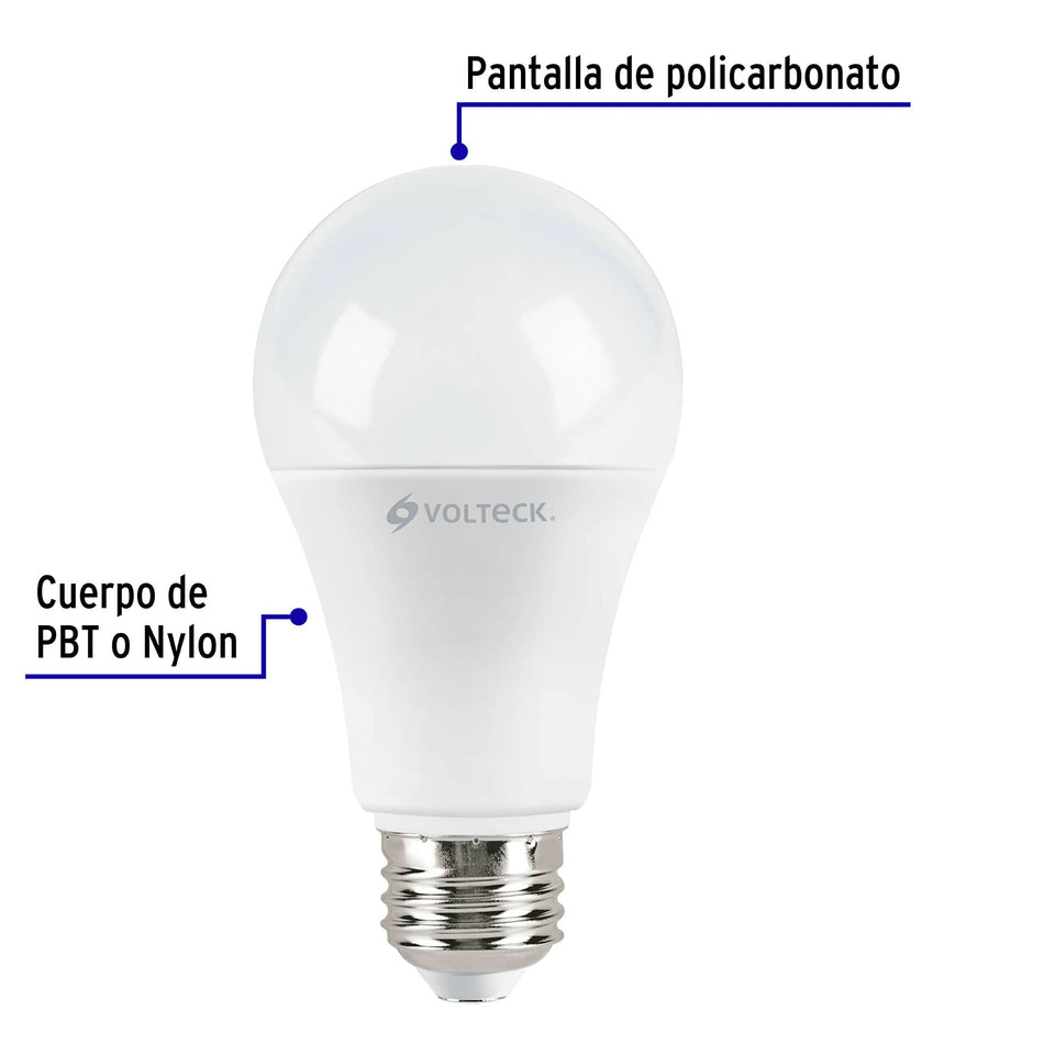 Pack de 4 lámparas LED A19 14 W (equiv. 100 W), luz de día SKU LED-100FX40