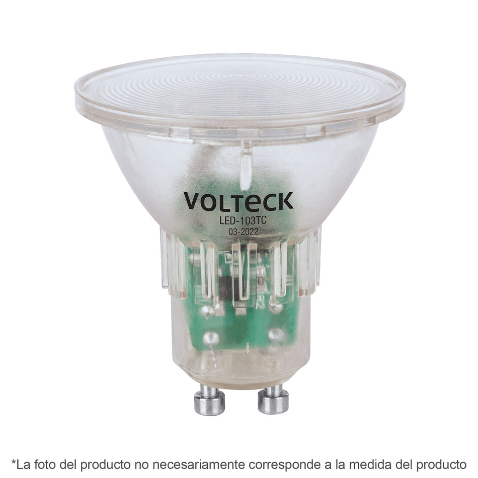 Lámpara trans. de LED 3 W MR16 base GU10 luz de día, blíster SKU LED-103TF0