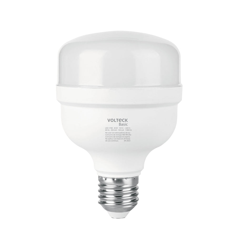 Lámpara LED alta potencia 20W (equiv. 170W) luz de día Basic SKU LED-170B0