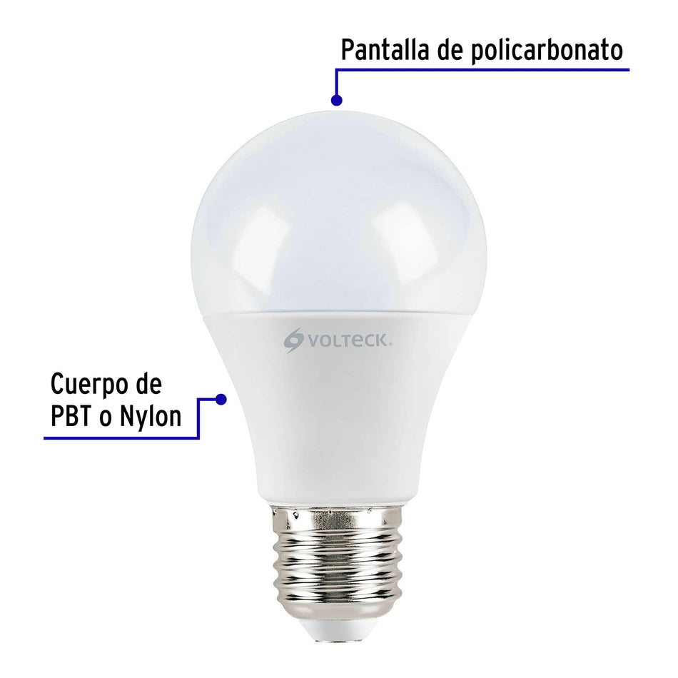 Pack de 4 lámparas LED A19 9 W (equiv. 60 W), luz cálida SKU LED-60CX40