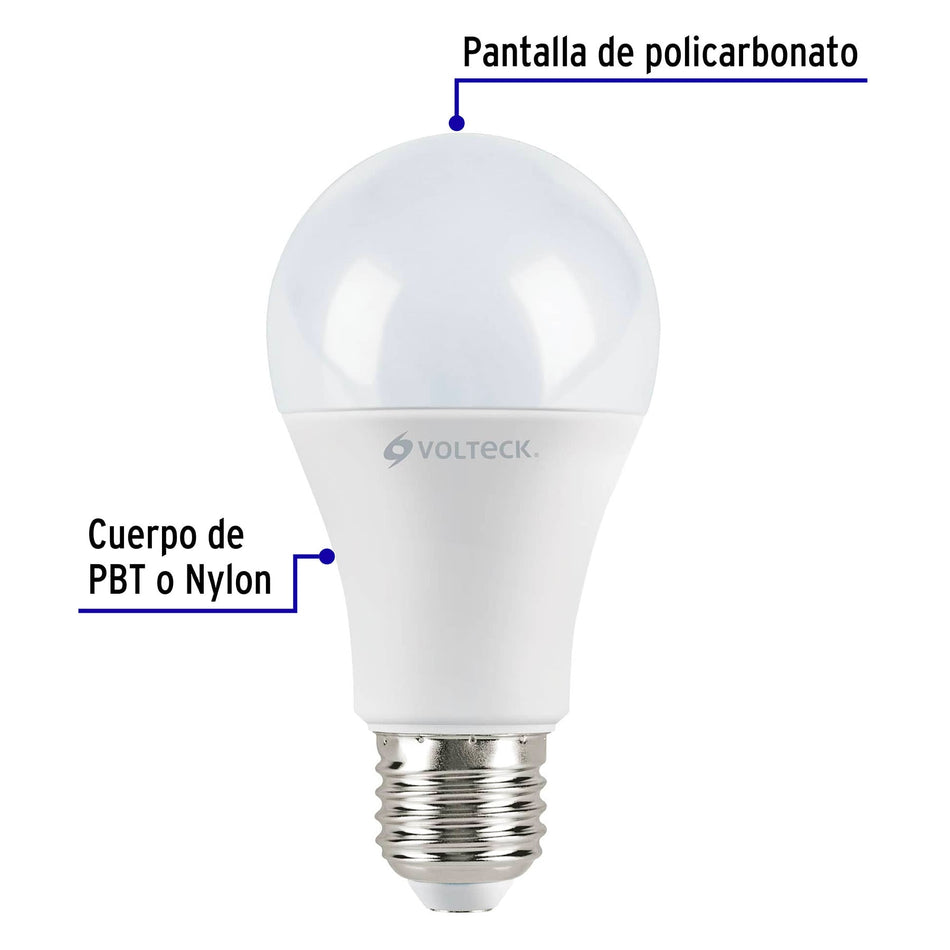 Pack de 4 lámparas LED A19 12 W (equiv. 75 W), luz de día SKU LED-75FX40