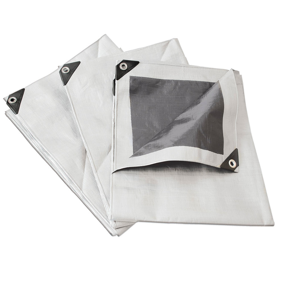 LONA DE POLIETILENO REFORZADA COLOR BLANCO, 2 X 3 M SKU LR2X3B0