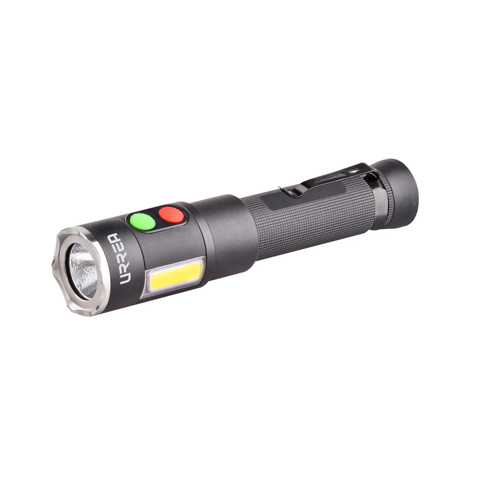 Linterna de LED recargable con alarma de 600 lm SKU LRU6A